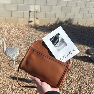 Coach Tan Leather Wristlet